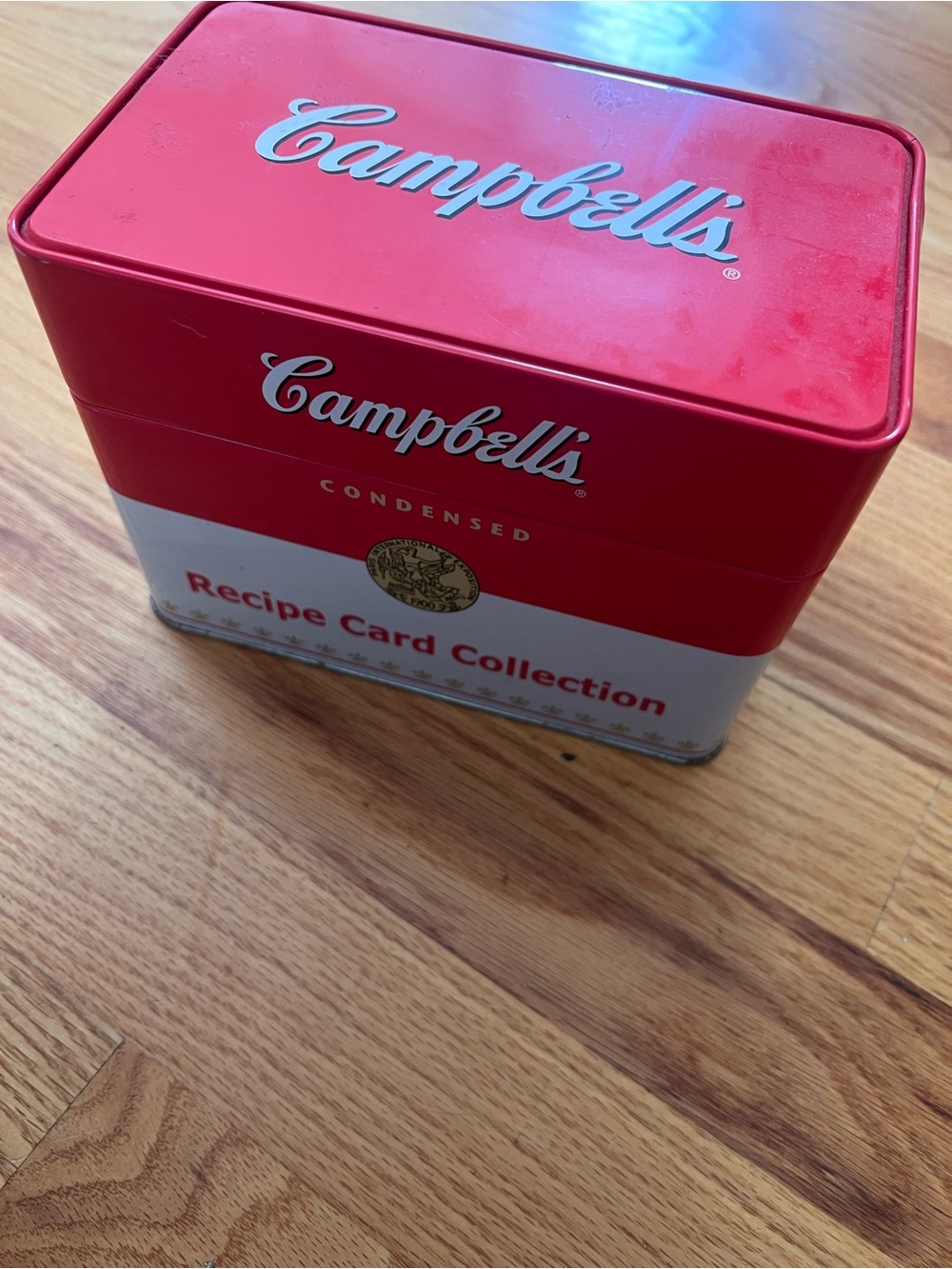 Campbell's Red & White Recipe Card Collection Tin